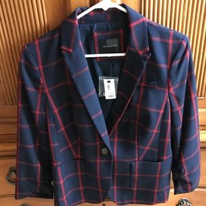 Navy w/red stripes blazer from The Limited w/tags